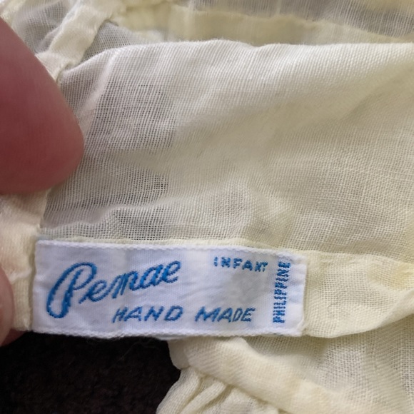 Soft yellow infant dress. Delicate features - Picture 4 of 4